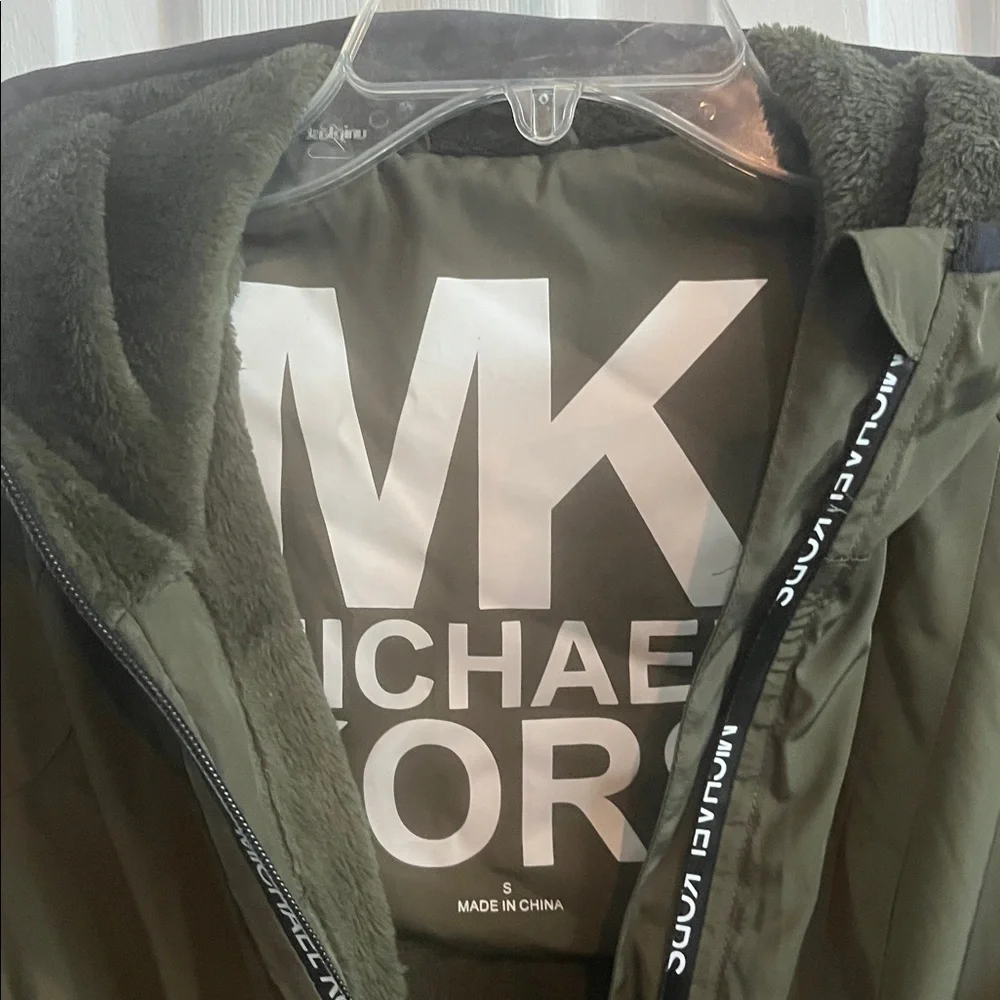 Michael Kors Women’s Hooded Windbreaker Jacket Coat, Size Small